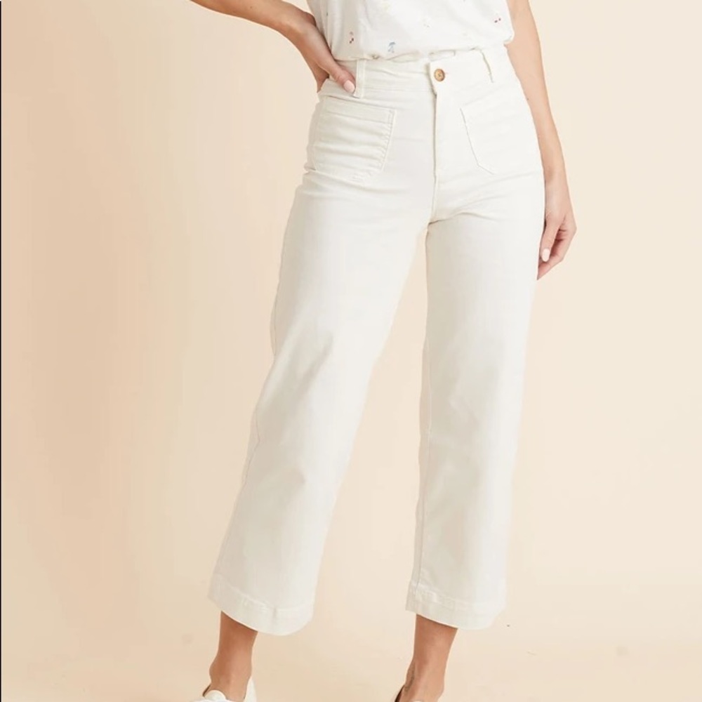 Marine Layer Bridget Wide Leg Trouser, size 2